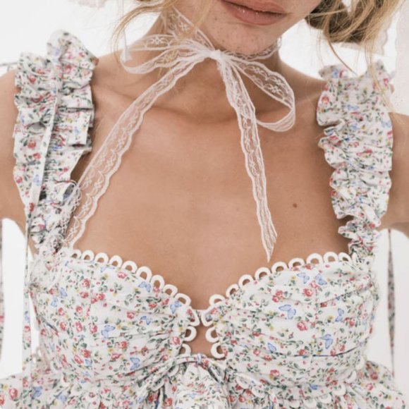 For Love and Lemons Gaia Crop Top - Picture 2 of 4